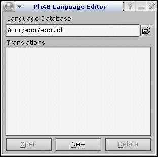 language editor